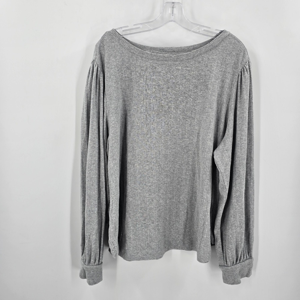 On 34th Sweater Womens 3X Grey Tight Knit